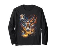 Mystique Springbok Pleine Lune Art Safari Manche Longue