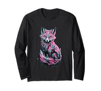 Mystique Vibrant Fox Art Fantasy Manche Longue
