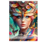 Mystische Frauen - Göttinnen der Metamorphose (Wandkalender 2026 DIN A4 hoch), CALVENDO Monatskalender: Diese Göttinnen sind Hüterinnen der Metamorphose und der Weiblichkeit