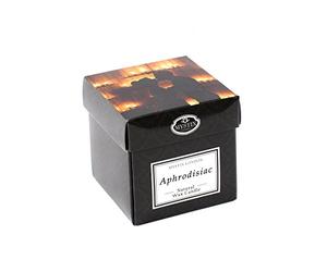 Mystix London | Aphrodisiac - Scented Candle Small 8 est Aroma for Home, Kitchen, Living Room and Bathroom | Perfect as a Gift | Reusable Glass Jar