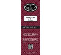 Mystix London - Eucalyptus et Citron - La Cire Fait Fondre 90g (10 Cubes) - Cire de soja 100% Naturel - Fragrance Durable pour l'aromathérapie et l'atmosphère apaisante