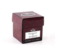 Mystix London | Patchouli et bergamote - Petite Bougie parfumée 8 cl | Meilleur arôme pour la Maison, la Cuisine, Le Salon et la Salle de Bain | Parfait comme Cadeau | Bocal en Verre réutilisable