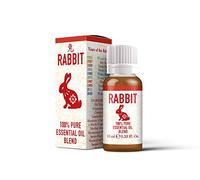 Mystix London - Rabbit Chinois Zodiac Essential Huile Blend 10 ml - 100% pur et naturel - Huile d'aromathérapie - Ho Wood, Mandarin, Myrrh, Rosemary, Spruce Black, Verbena Espagnol - Végétalien