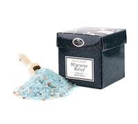 Mystix London | Soulagement de la migraine - Sels de bain 100% naturels | Un mélange d'Epsom, de minéraux de la mer Morte et de sels roses de l'Himalaya | Parfait comme cadeau | Fait main au
