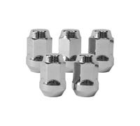 Mysttoo Écrous de roue chromés 1/2-20 compatibles avec Jeep Cherokee Wrangler Grand Cherokee Liberty Commander TJ YJ CJ5 CJ6 CJ7 DJ3 DJ5 JK JKU Scrambler Willys (5 pièces)