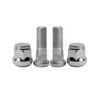 Mysttoo Lot de 4 écrous de roue M12 x 1,5 chromés compatibles avec Honda Accord Civic City CR-V Fit HR-V Insight Element Prelude S2000 Acura Legend Integra MDX ILX RSX TL TLX