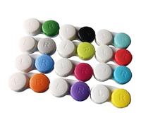 MYSUNBAR Lot de 12 étuis de protection étanches pour lentilles de contact, lunettes et lentilles de contact, multicolore, organiseur de poche, Multicolore, Organiseur de poche