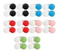 MYSUNBAR Lot de 20 étuis de voyage pour lentilles de contact, étui à lunettes, étui à lentilles de contact, étui de rangement, multicolore, organiseur de poche, Multicolore, Organiseur de poche