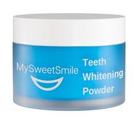 MySweetSmile Poudre Blanchissante Dents Approuvée par les Dentistes - Lauréate - Sans Danger pour l'Émail & Sans Sensibilité - Saveur Menthe - Élimine Des Années De Taches - 6 Mois D'Approvisionnement
