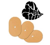 MySweetStitch - 10 x Dexcom G6 Underpatch, protection, pansements doux pour la peau sous le capteur de diabète - Sans latex, protection cutanée sans irritations, imperméable, Made in Germany