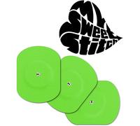 MySweetStitch - 10 x Freestyle Libre 1 & 2 pansement, Oval avec trou d'aération, Overpatch Ø 70 x 55 mm, protection capteur, imperméable, respirant, doux pour la peau, Fabriqué en Allemagne, Vert