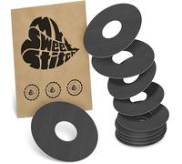 MySweetStitch - 10 x Katherter pansement, pansement adhésif avec forte tenue, protection capteur, imperméable, respirant, doux pour la peau, compatible avec MiniMed, T:slim et Medtronic Guardian, Noir