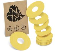 MySweetStitch - 10 x KatheterPatch, pansement adhésif avec forte tenue, protection capteur, imperméable, respirant, doux pour la peau, compatible avec MiniMed, T:slim et Medtronic Guardian, Jaune