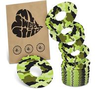 MySweetStitch - 25 pansements Freestyle Libre 3 ronds, patchs annulaires Ø 60 mm, diamètre intérieur 20 mm, imperméables, respirants, doux pour la peau, fabriqués en Allemagne, camouflage