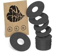 MySweetStitch - 25 x Katherter pansement, pansement adhésif avec forte tenue, protection capteur, imperméable, respirant, doux pour la peau, compatible avec MiniMed, T:slim et Medtronic Guardian, Noir