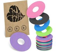 MySweetStitch - 25 x KatheterPatch, pansement adhésif avec forte tenue, protection capteur, imperméable, respirant, doux pour la peau, compatible avec MiniMed, T:slim et Medtronic Guardian, Rainbow