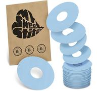 MySweetStitch - 25 x KatheterPatch, pansement adhésif avec forte tenue, protection capteur, imperméable, respirant, doux pour la peau, compatible avec MiniMed, T:slim et Medtronic Guardian, Bleu Glacé