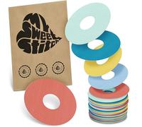 MySweetStitch - 25 x KatheterPatch, pansement adhésif avec forte tenue, protection capteur, imperméable, respirant, doux pour la peau, compatible avec MiniMed, T:slim et Medtronic Guardian, Pastel