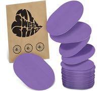 MySweetStitch - 25x Pansement capteur universel rond, pansement de fixation pour FreeStyle Libre 3, Dexcom G7, Omnipod et autres, imperméable, respirant, doux pour la peau, Violet