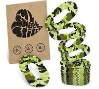 MySweetStitch Dexcom G6 Lot de 25 pansements overpatch Ø 70 x 55 mm, imperméables, respirants, doux pour la peau, fabriqués en Allemagne, camouflage