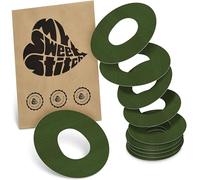 MySweetStitch - Dexcom G7 Ringpatch 10x Pansement rond, adhérence extra forte autour du capteur, imperméable et doux pour la peau, hypoallergénique, Fabriqué en Allemagne, Olive