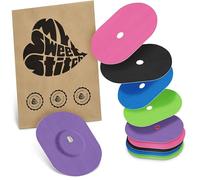 MySweetStitch FreeStyle Libre 3/3 Plus Overpatch - 10x fixation patches oval, extra strong hold over sensor, waterproof & skin-friendly, hypoallergenic, Made in Germany, Rainbow