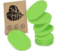 MySweetStitch - Lot de 10 pansements universels avec capteur ovale, pour Freestyle Libre 3, Dexcom G7, Omnipod et plus encore, imperméables, respirants, doux pour la peau, vert