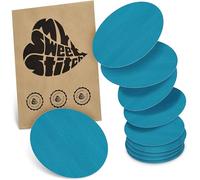MySweetStitch - Lot de 10 pansements universels ronds avec capteur pour Freestyle Libre 3, Dexcom G7, Omnipod et plus encore, imperméables, respirants, doux pour la peau, bleu pétrole