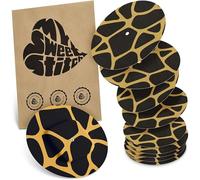 MySweetStitch - Lot de 10 patchs Simplera ronds avec trou de ventilation, surpatch Ø 70 mm, doux pour la peau, imperméable, respirant, savane