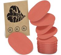 MySweetStitch - Lot de 25 pansements ovales à capteur universels pour Freestyle Libre 3, Dexcom G7, Omnipod et plus encore, imperméables, respirants, doux pour la peau, corail