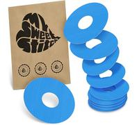 MySweetStitch Ringpatch cathéter Small - 10x patchs de fixation ronds pour sets de perfusion, maintien fort autour du cathéter, imperméable & doux pour la peau, hypoallergénique, Made in Germany, Blue