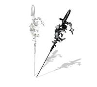 Myth of the Moon Ear Hook Needle Piercing Earge Boucle, 2024 Novelty Star Moon Ear Wrap Crawler Boucles d'oreilles, Creative Star Moon Mules d'oreilles, Cadeaux Best Friend
