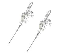 Myth of the Moon Ear Hook Needle Piercing Earge Boucle, 2024 Novelty Star Moon Ear Wrap Crawler Boucles d'oreilles, Creative Star Moon Mules d'oreilles, Cadeaux Best Friend