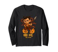 Mythe Chinois Nezha Lotus Hero Manche Longue