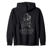 Mythe du Guerrier Lunaire Artemis, déesse de la Chasse Sweat à Capuche