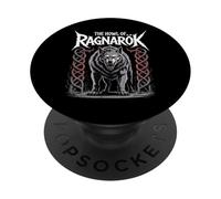 Mythe Norse Fenrir Wolf The Howl of Ragnarok Viking Spirit PopSockets PopGrip Adhésif