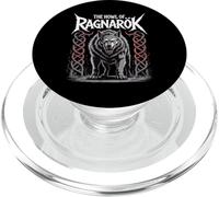 Mythe Norse Fenrir Wolf The Howl of Ragnarok Viking Spirit PopSockets PopGrip pour MagSafe