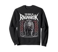 Mythe Norse Fenrir Wolf The Howl of Ragnarok Viking Spirit Sweatshirt