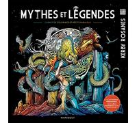 Kerby Rosanes – Mythes et légendes – Carnet de coloriages – Broché