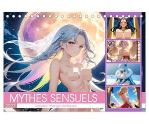 Mythes Sensuels - Déesses manga érotiques (Calendrier de bureau 2027 DIN A5 vertical), CALVENDO calendrier mensuel: Douze déesses manga érotiques se ... les amateurs de beauté et d'imaginaire.