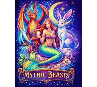 Mythic Beasts: A fantasy coloring book with legendary creatures, dragons and mythical beings for adults