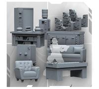 Mythic Games, 6 : Siege The Jeu de société : Set de décoration 3D