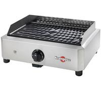 Krampouz Barbecue électrique Mythic - 1700 W - Plaque fonte émaillée 40x25 cm - 4 pers - Noir