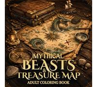 Mythical Beast & Treasure Map: 50+ Ancient Pirate Maps, Sea Monsters, Dragons & Legendary Creatures to Color