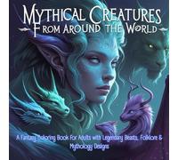 Mythical Creatures from Around the World: A Fantasy Coloring Book for Adults with Legendary Beasts, Folklore & Mythology Designs: Discover Dragons, ... & Folklore for Relaxation and Stress Relief