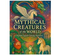 Mythical Creatures of the World: A Global Legends Coloring Adventure: Discover 45 Legendary Beings from Cultures Around the Globe - Relaxing Hand-Drawn Art for Adults & Teens