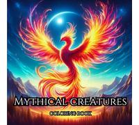 MYTHICAL CREATURES. Series of Therapeutic Coloring Books for Adults and Teenagers for Stress Relief, Creativity Therapy and Mindfulness: Characters from Legends and Fairy Tales from Around the World.