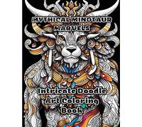 Mythical Minotaur Marvels: Intricate Doodle Art Coloring Book