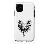 Mythical Phoenix Bird Rise from Ashes Watercolor Graphic Coque pour iPhone 11