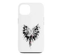 Mythical Phoenix Bird Rise from Ashes Watercolor Graphic Coque pour iPhone 13
